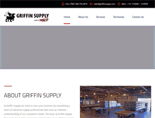 Tablet Screenshot of griffinsupply.com